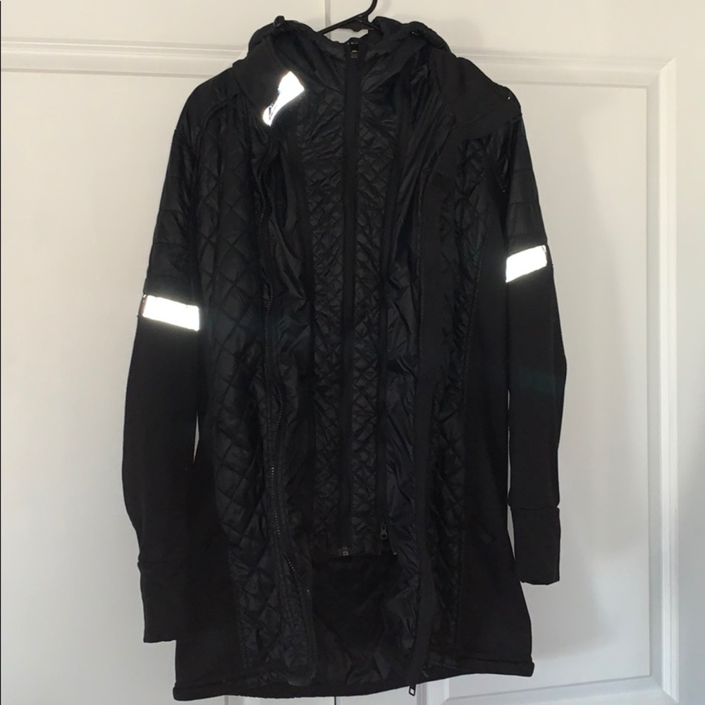Athleta Long Black Jacket